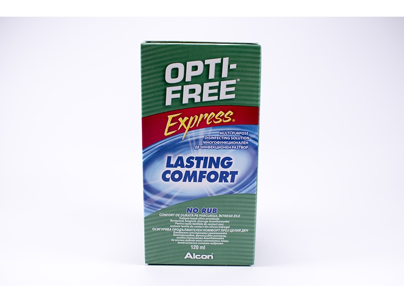 Разтвор за контактни лещи OptiFree 120ml.