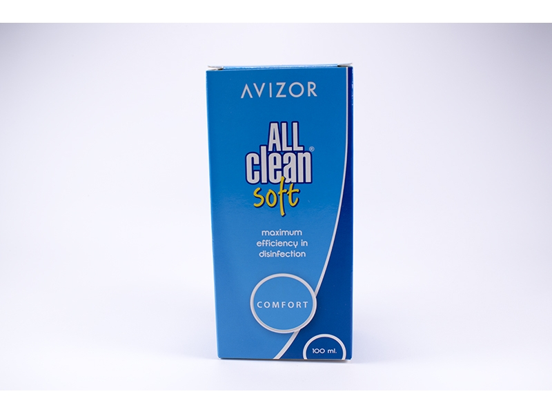 Разтвор за контактни лещи All Clean Soft 100ml.