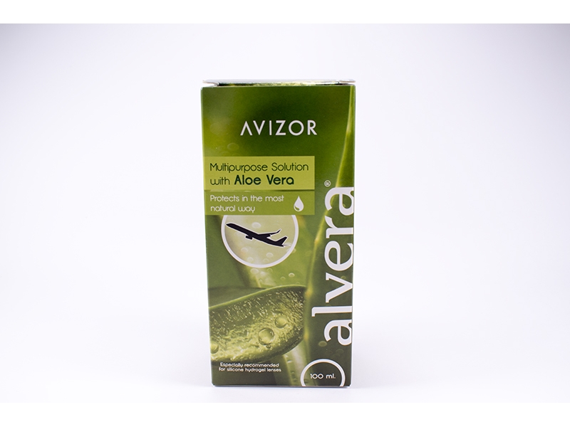 Разтвор за контактни лещи AlVera 100ml.