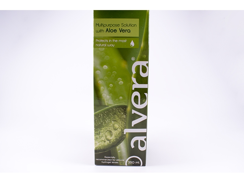 Разтвор за контактни лещи AlVera 350ml.